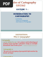 Chapter 1 - Introduction To Cartography