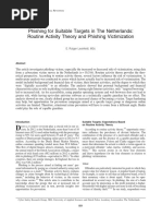 Phishing For Suitable Targets in The Netherlands: Routine Activity Theory and Phishing Victimization