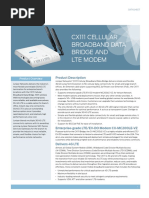 Cx111 Cellular Broadband Data Bridge and Lte Modem: Product Description