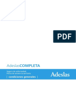 Condiciones Generales Adeslas Completa 2017