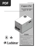 User's Information Manual Models: 497 - 2067: Cbx-Cwx-User Rev B