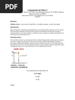 Caida Libre y Conservacion de La Energía Mecánica