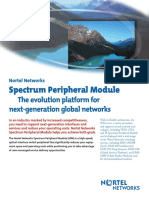 Spectrum Peripheral Module: The Evolution Platform For Next-Generation Global Networks