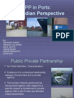 PPP in Ports: The Indian Perspective