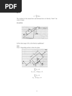 So: tan α 2 The resultant of the normal force and frictional force act directly "below" the center of mass. Example