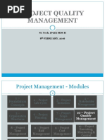 5 Project Quality Management (D)