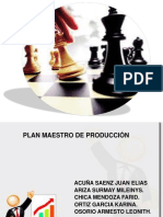 Plan Maestro de Producción