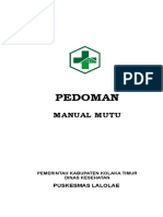 Pedoman (Manual) Mutu Puskesmas Finish