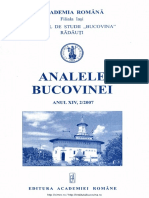 14-2. Analele Bucovinei, An XIV, Nr. 2 (2007)