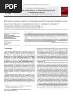 Colloids and Surfaces A. Physicochem. Eng. Aspects 360 (2010) 6-12