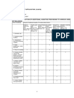 "Y" Denotes "Applicable" "-" Denotes "Not Applicable": 2.1 Extent of Application (Cont'D) Table 2