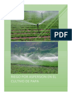 Informe de Riego Por Aspersion