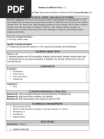 Representing Numbers in Different Ways - 2