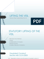 Law 351 Lifting The Veil