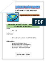 Informe de Costos