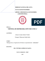 Informe Sistema de Refrigeracion Mecanica