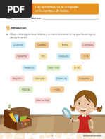 Uso Apropiado de La Ortografía PDF
