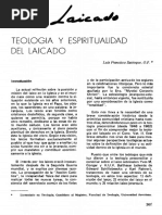 Teología y Espiritualidad Del Laicado Luis Francisco Sastoque