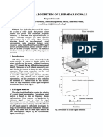 A Detecton Algorithm of Lpi Radar Signals