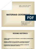 Materiais Cerâmicos....