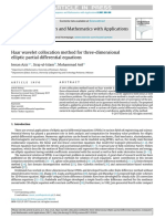 Haar Wavelet Collocation Method For Three-Dimensional Elliptic Partial Differential Equations