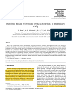 Heuristic Design of Pressure Swing Adsorption: A Preliminary Study