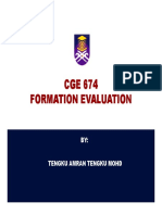 CGE 674 CGE 674 CGE 674 CGE 674 Formation Evaluation Formation Evaluation Formation Evaluation Formation Evaluation