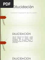 Dilucidación