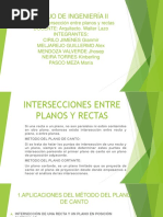 Intersecciones Entre Planos y Rectas