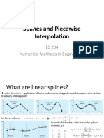 16-Splines and Piecewise Interpolation