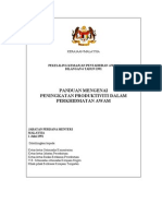 Pekeliling Kemajuan Pentadbiran Awam Bil 6/1991 - Peningkatan Produktiviti DLM Perkh Awam