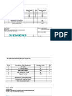 Transformer Sizing Calculation