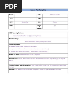 Lesson Plan Choral Reading