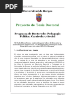 Proyecto de Tesis Doctoral - Ejemplo