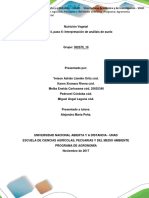 Interpretacion Analisis de Suelo Grupo - 10