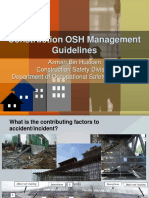 Construction OSH MGMT Guidelines in Malaysia