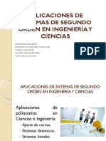 Aplicaciones de Sistemas de Segundo Orden en Ingeniería