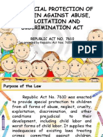 Report On Agrarian Law and Special Legislation