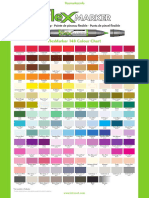 Flex Marker Colour Chart 148