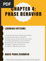 Chapter 4 - Phase Behaviour