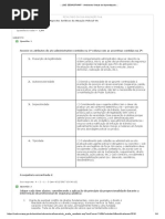 Prova Aspectos Jurídicos Da Atuação Policial - SENASP Ambiente Virtual 2017