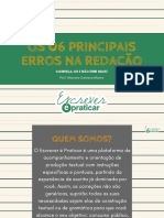 Ebook Escrever e Praticar - Os 06 Principais Erros Na Redacao PDF