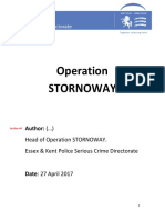 Operation Stornoway Report