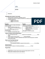 2 - Guided Notes - Healthful Diets