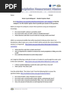 Water Cycle Webquest Student Capture Sheet 2017