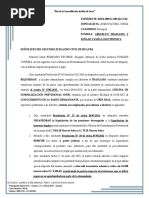 Modelo de Escrito de Solicitud de Pago ONP