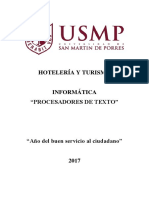 Procesadores de Texto