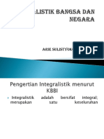 K. 8 Integralistik Bangsa Dan Negara