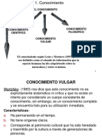 Tipos y Caracteristicas de Conocimiento