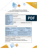 Guía de Actividades y Rúbrica de Evaluación - Paso 4 - Elaborar El Diseño Metodológico de Una Investigación